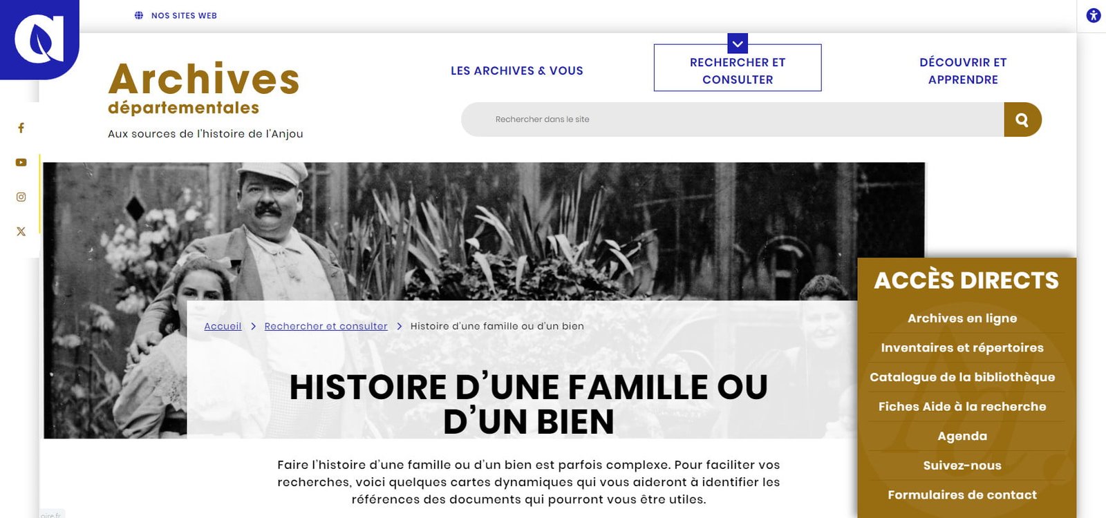 Les cartes interactives des Archives de Maine-et-Loire