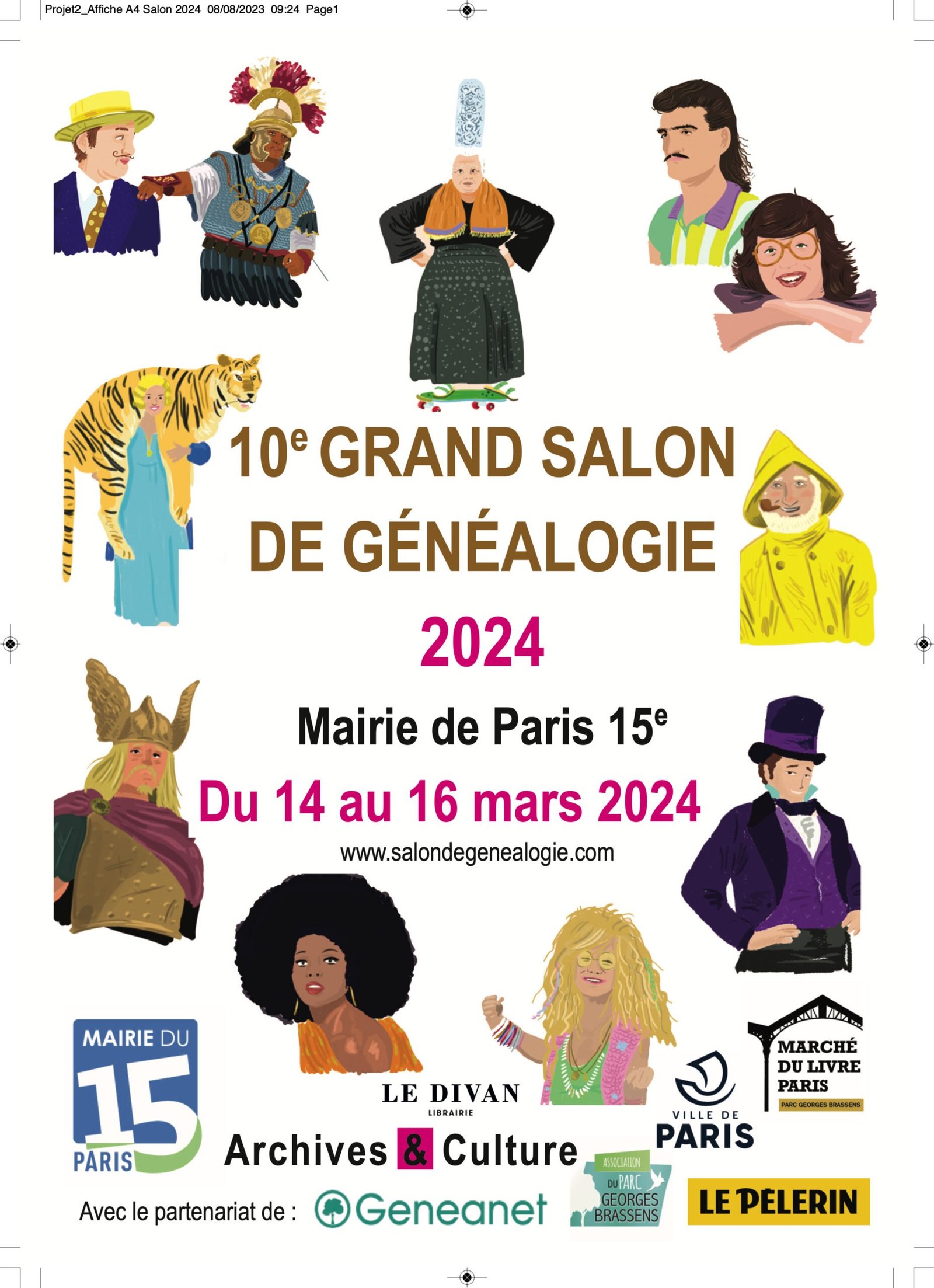 10e Salon de généalogie à Paris