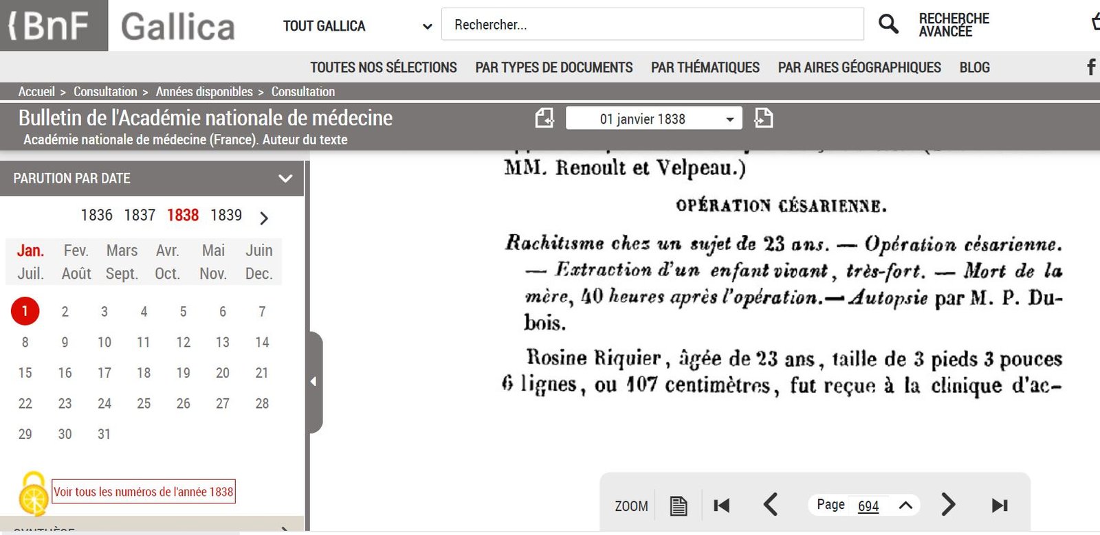 Quand la littérature médicale renseigne sur la vie de nos ancêtres