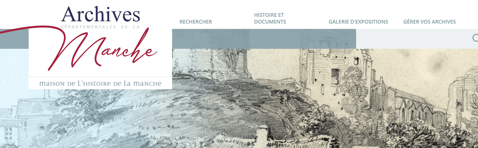Refonte d’hiver pour le site des archives de la Manche