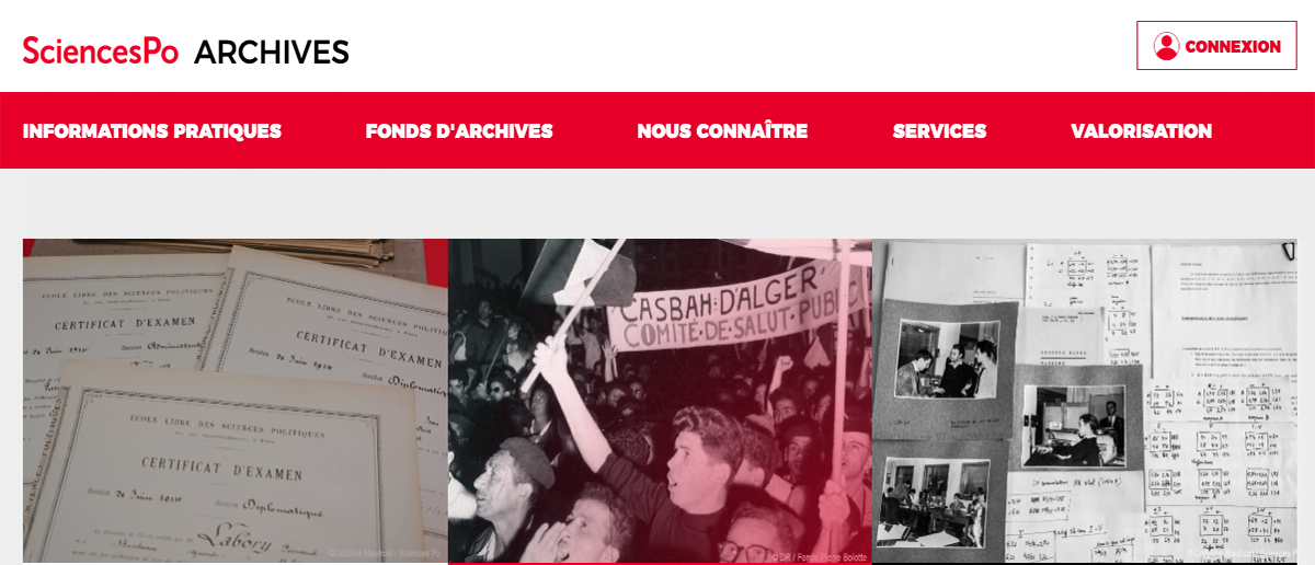 Sciences Po : un portail de recherche pour les archives