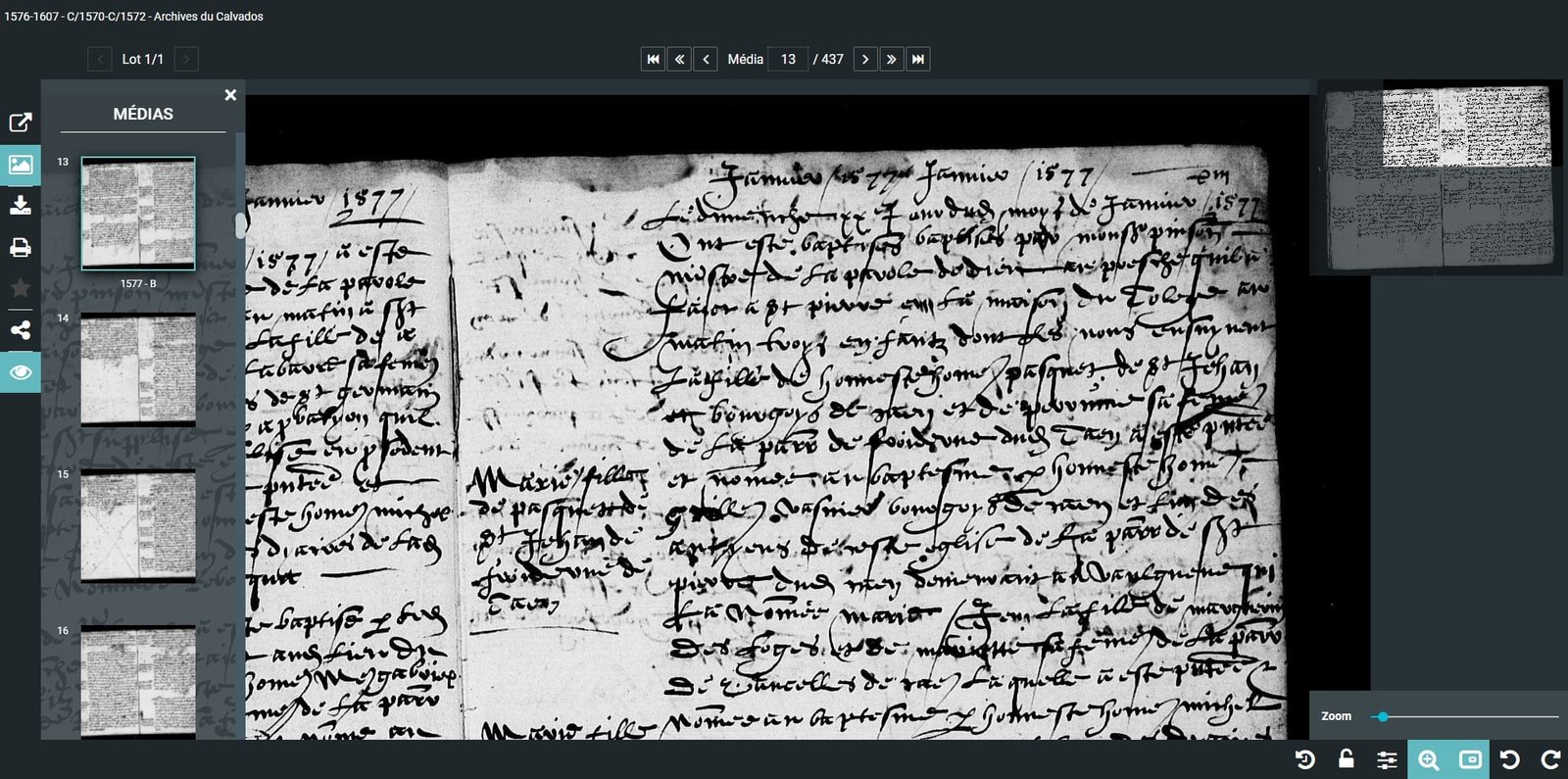 Des légendes pour faciliter les recherches dans les registres paroissiaux du Calvados