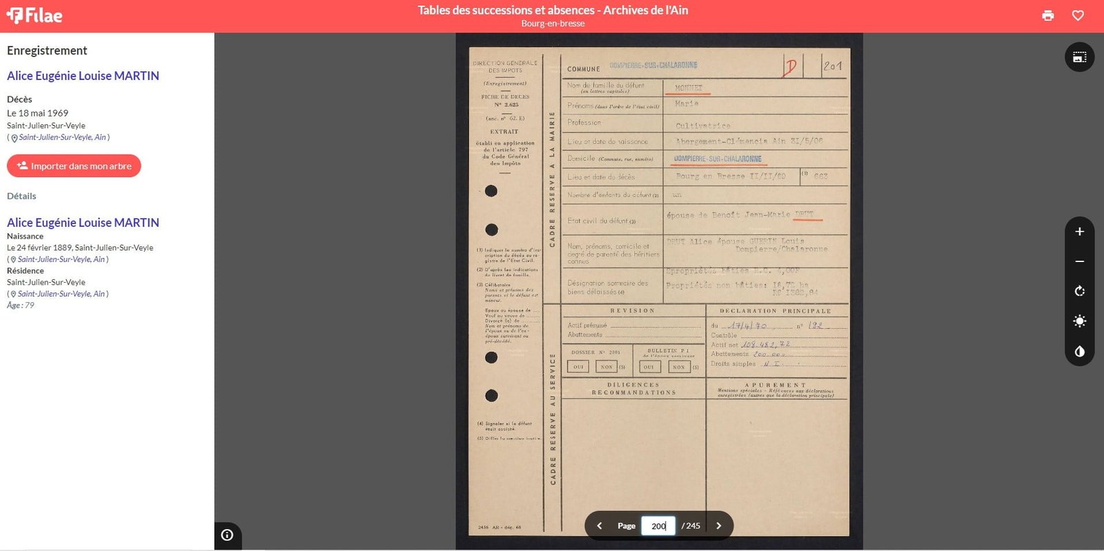 En 2024, Filae continue d’indexer recensements et TSA