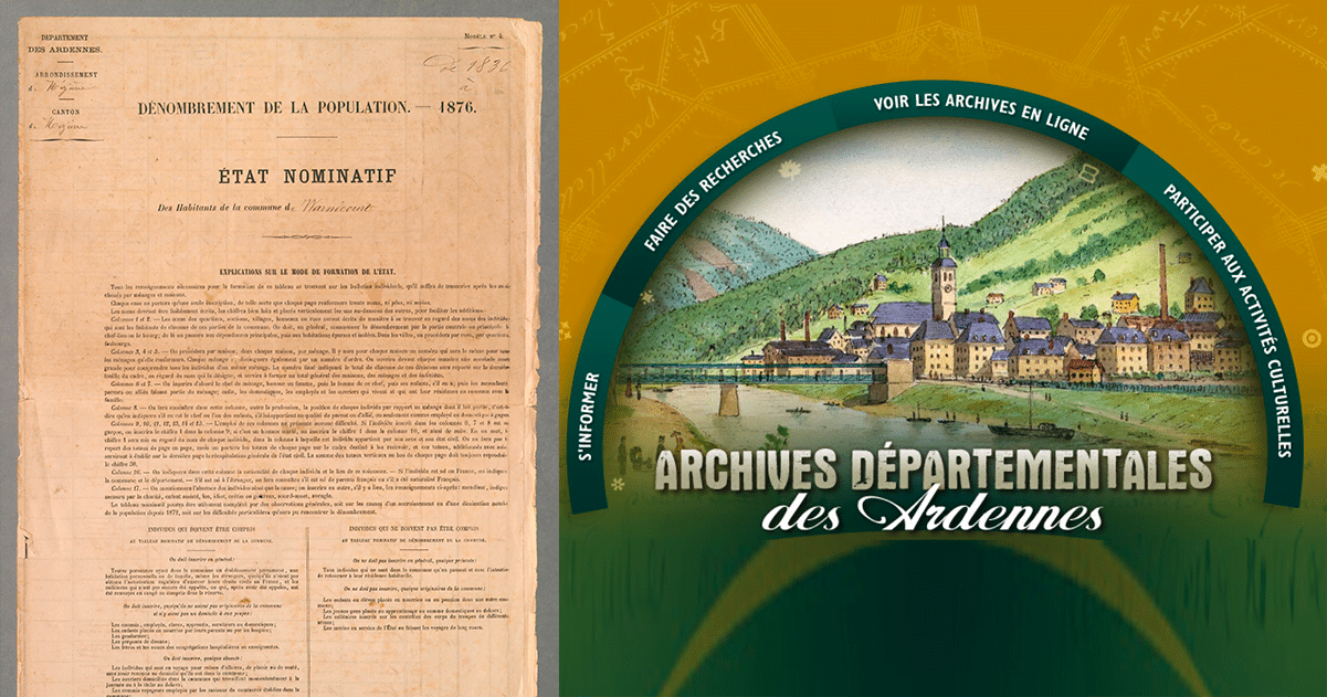 Ardennes : mise en ligne des derniers recensements de population