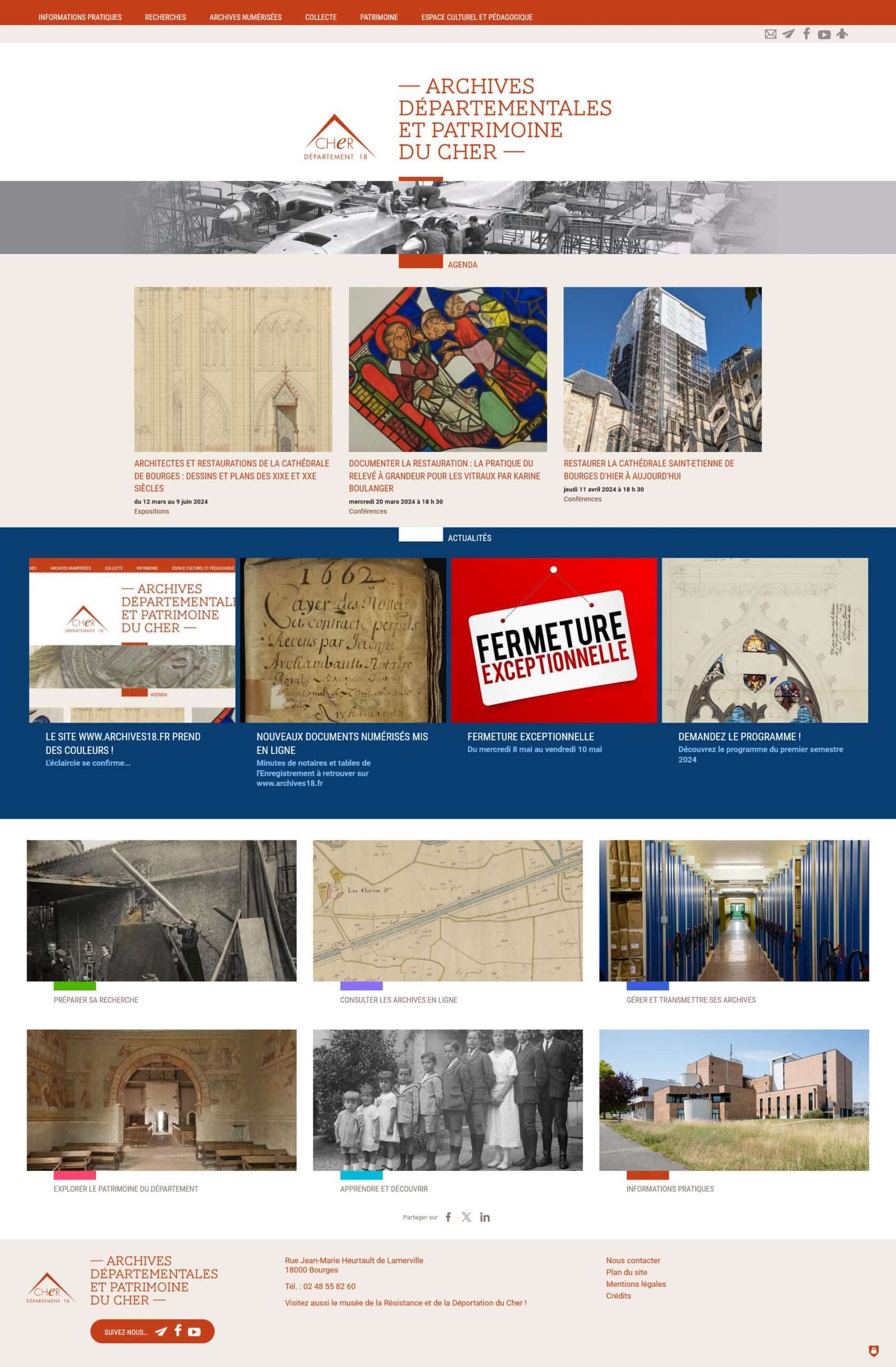 Les Archives du Cher prennent des couleurs