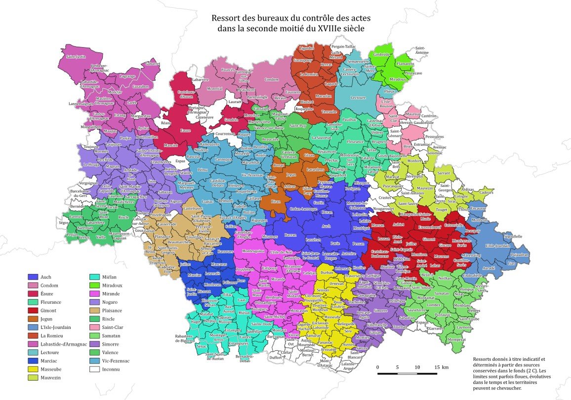 Le Gers met en ligne un inventaire du Contrôle des actes