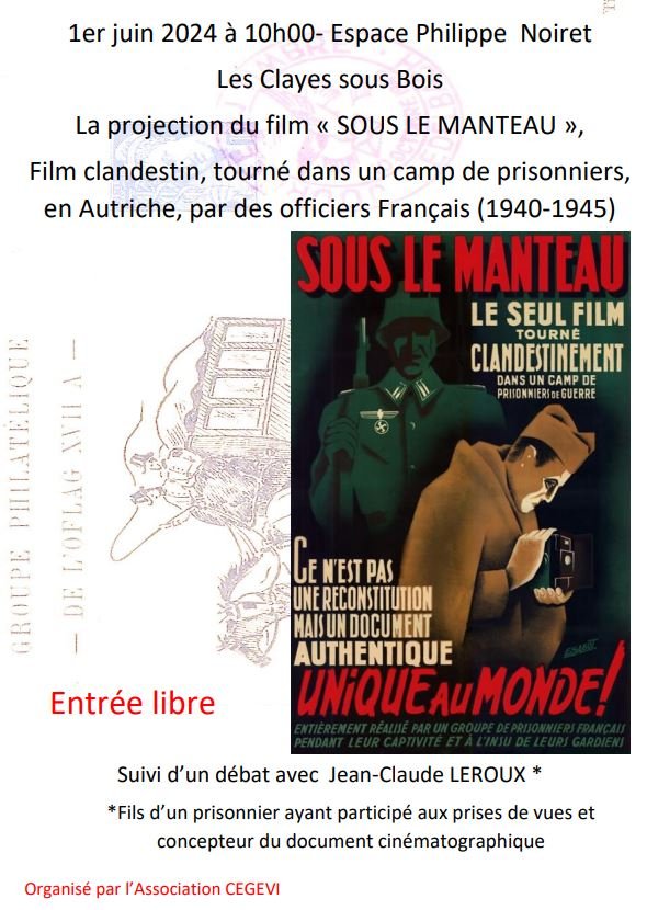 CINE-DEBAT SUR L’OFLAG XVII A – Film tourné par des prisonniers français durant la seconde guerre mondiale
