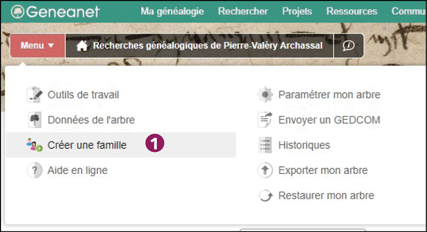 Geneanet : plusieurs arbres sur un seul compte
