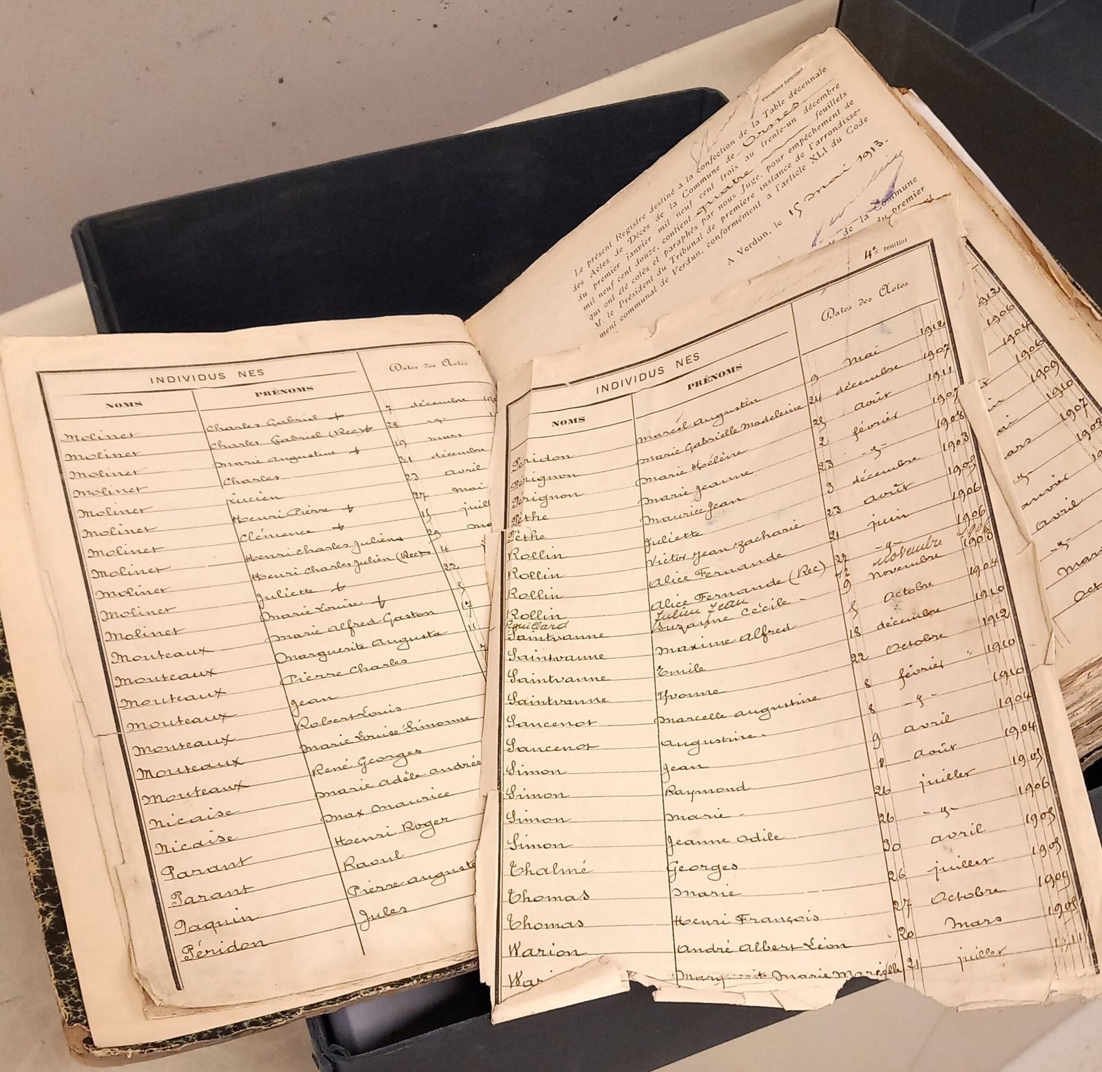  ​Du bénéfice collatéral des relevés généalogiques