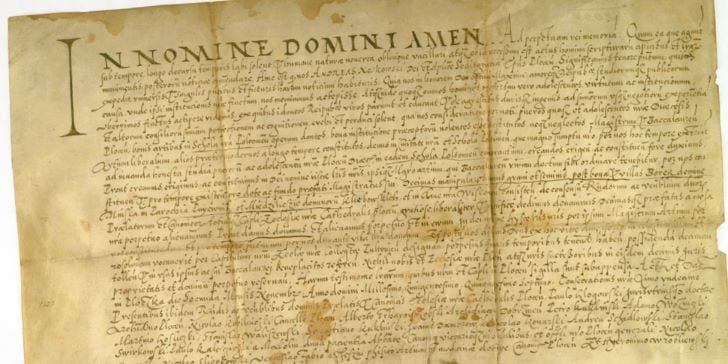Document archive Latin généalogie en Savoie