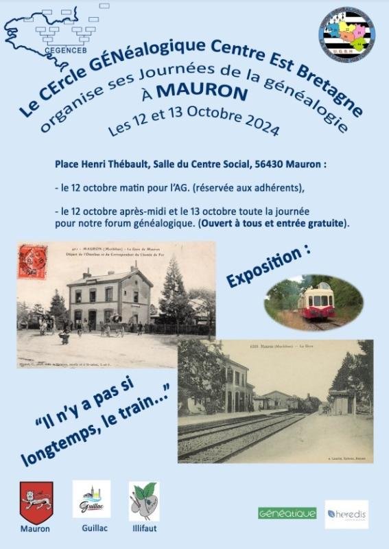  ​Journées de la généalogie à Mauron (56)