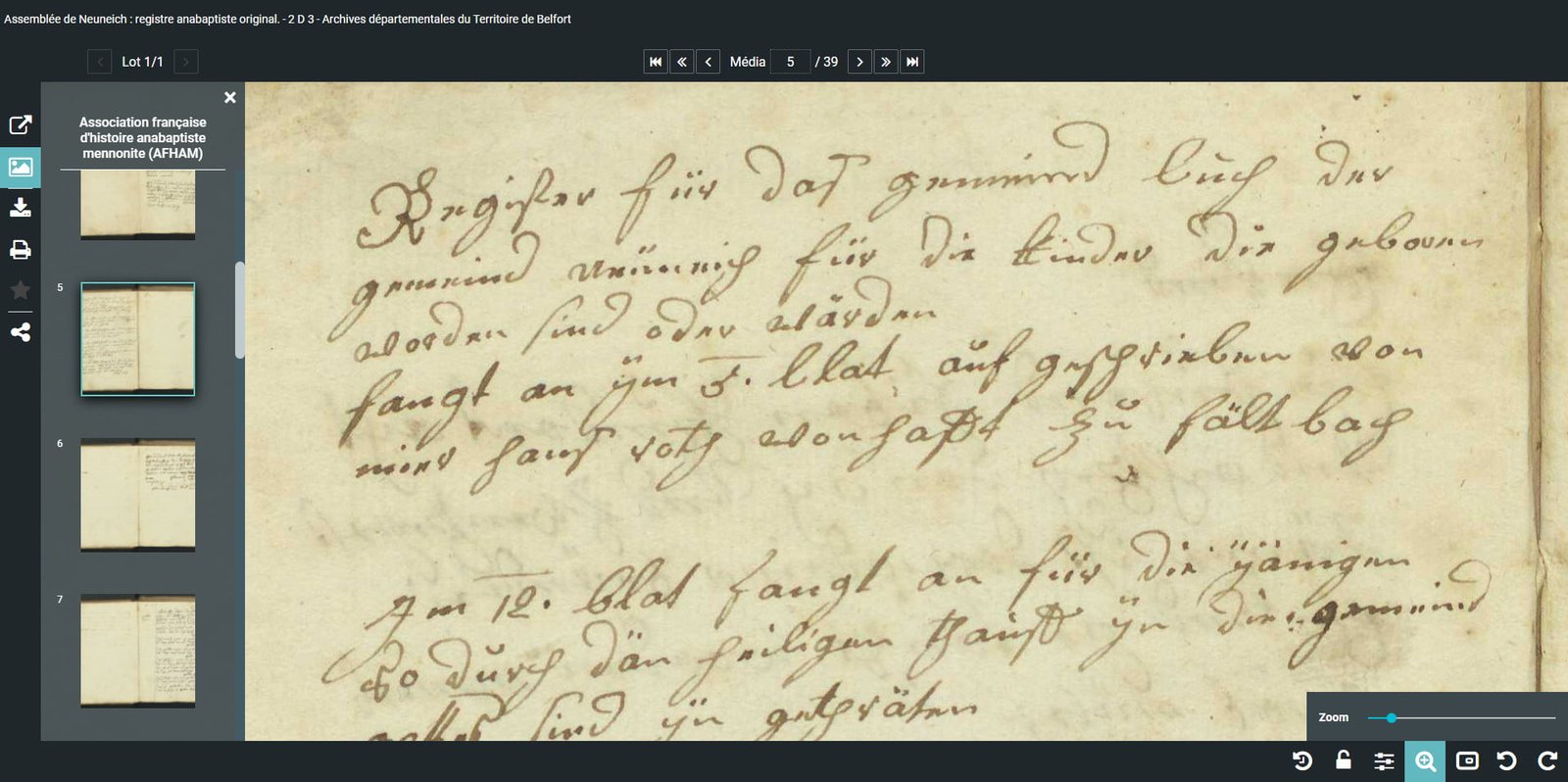  ​À Belfort, des collections d’état civil atypiques mises en ligne