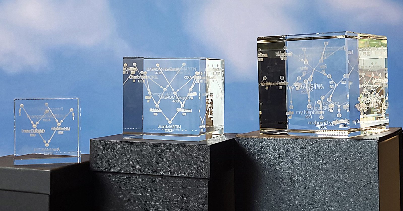  ​Les cubes en verre de Jacques Mercey