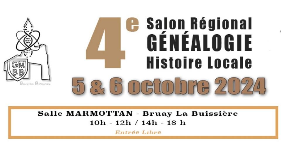 ​4e Salon régional de généalogie et d’histoire locale à Bruay-la-Buissière