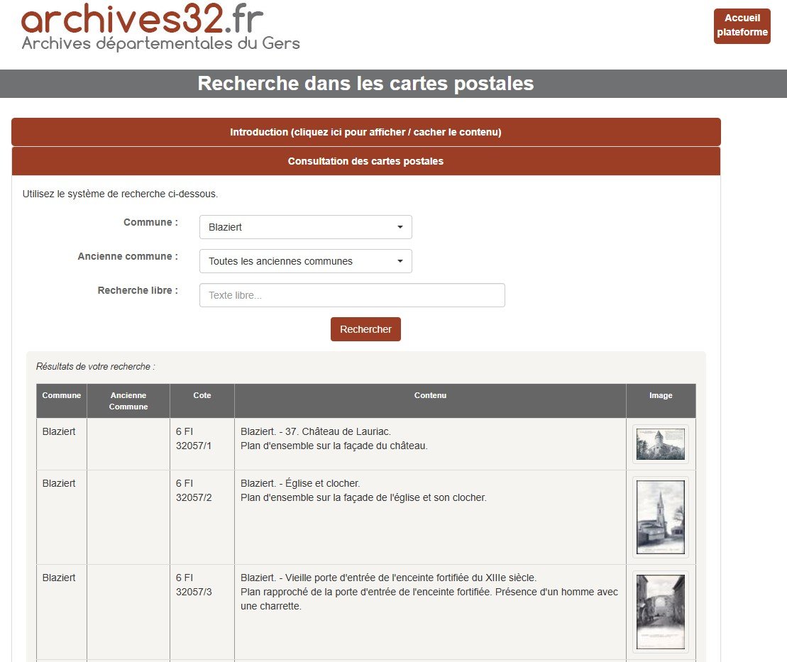  ​Le Gers met en ligne de plus de 3 000 cartes postales anciennes