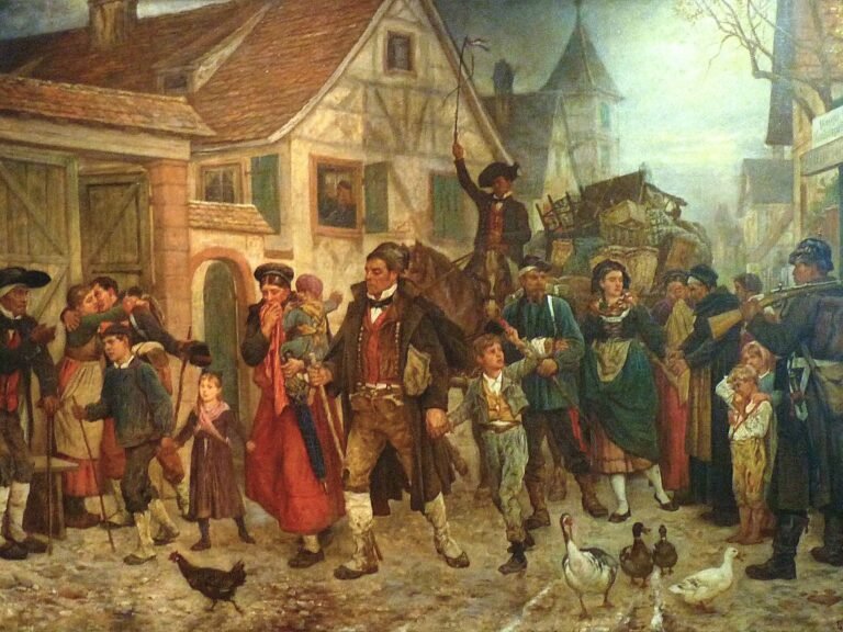 Illustration des émigrants optants Alsaciens-Lorrains après 1871 pour des recherches généalogiques