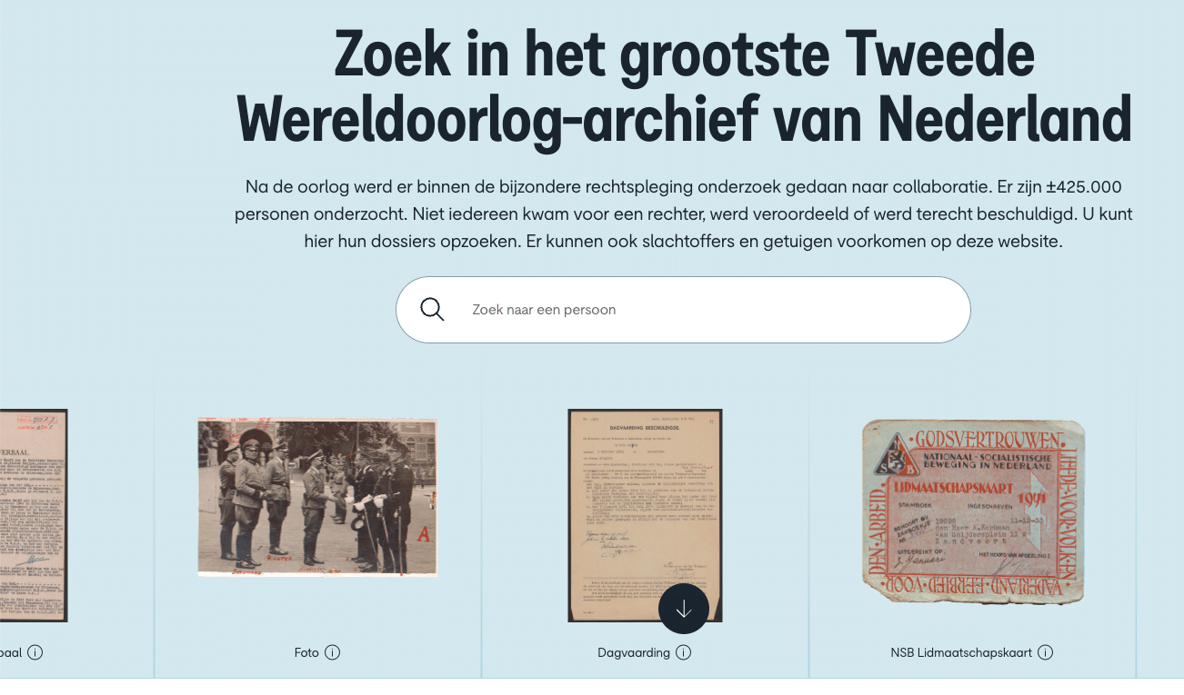  ​Pays-Bas : les noms des collabos nazis en libre accès