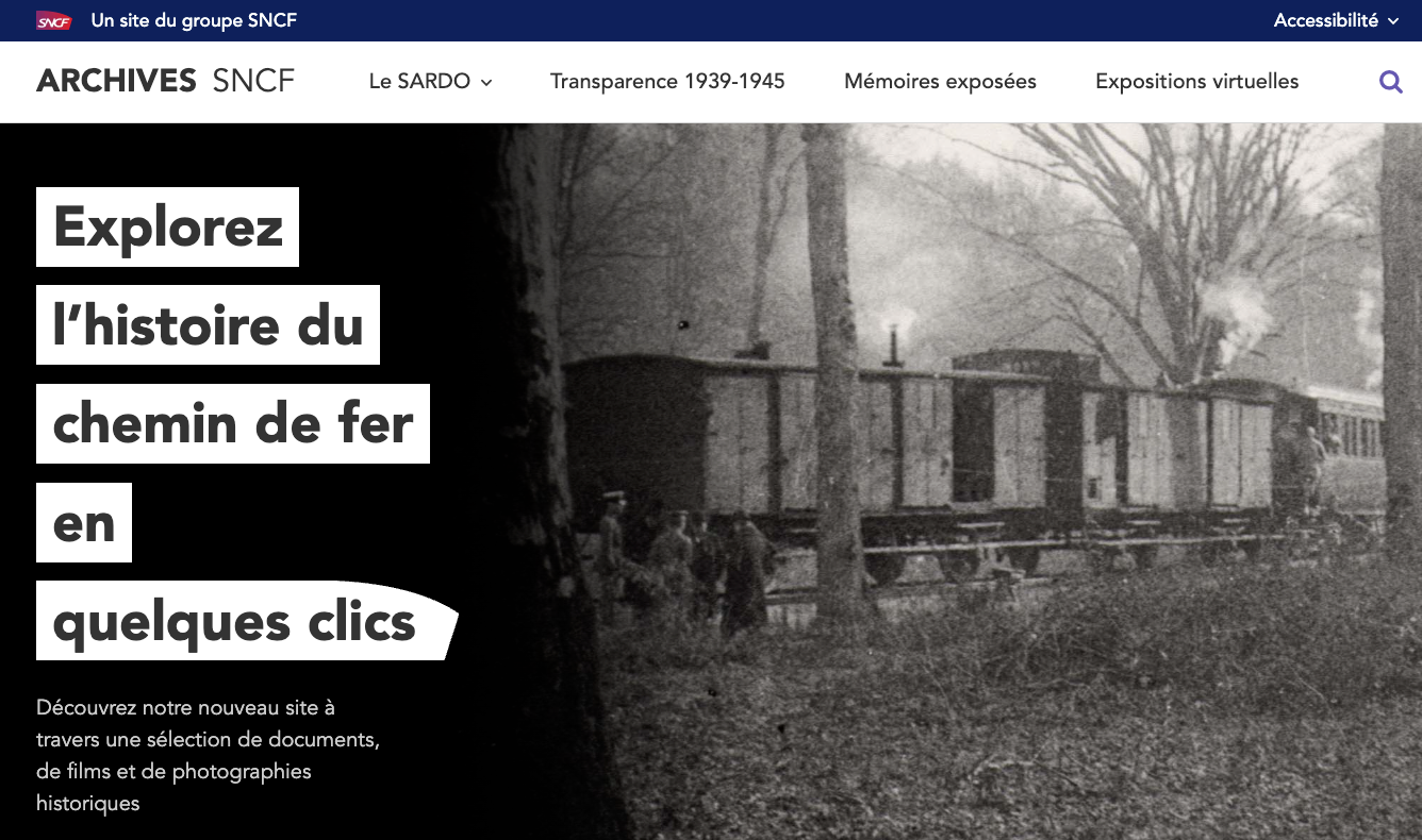  ​Un site rénové pour les archives de la SNCF