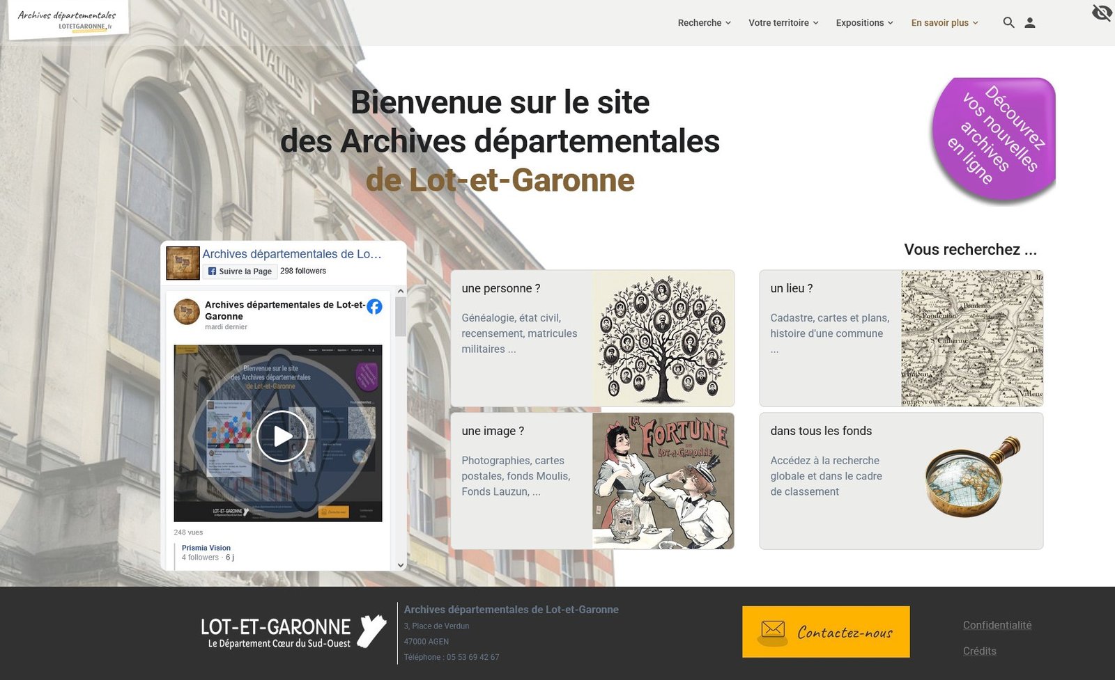  ​Un nouvel écrin pour les archives numérique de Lot-et-Garonne